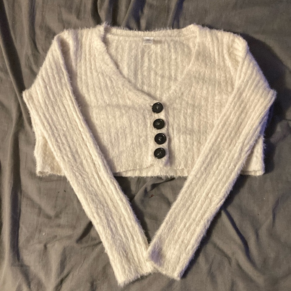 Urban Outfitters Cream Cardigan Sweater